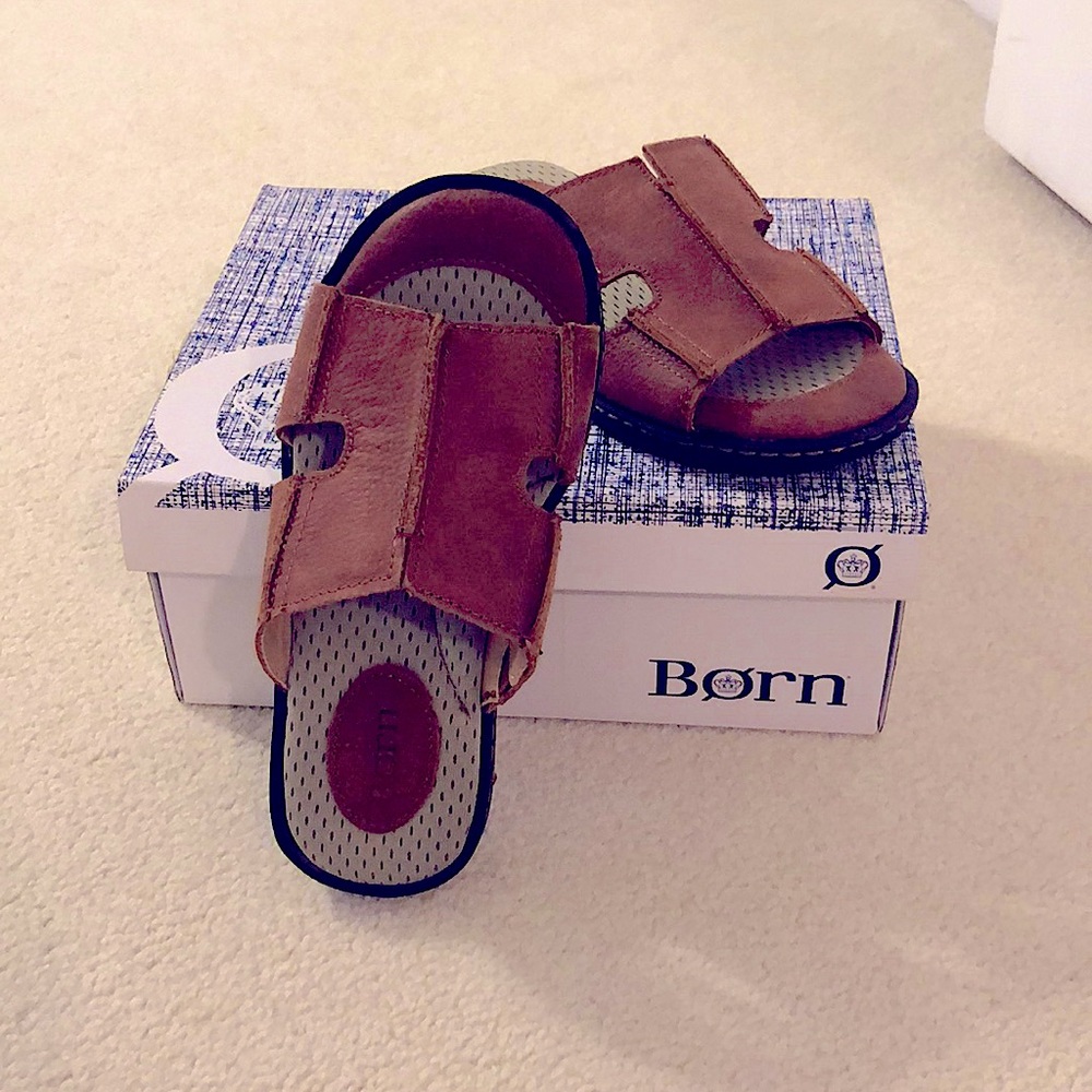 BORN Dillon Jared Leather Slides